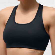 Negro Color Ladies Sports Bra